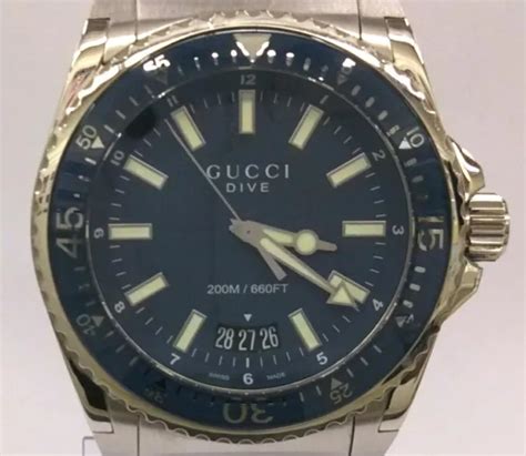 orologio uomo gucci ya136201|Gucci Dive YA136203 .